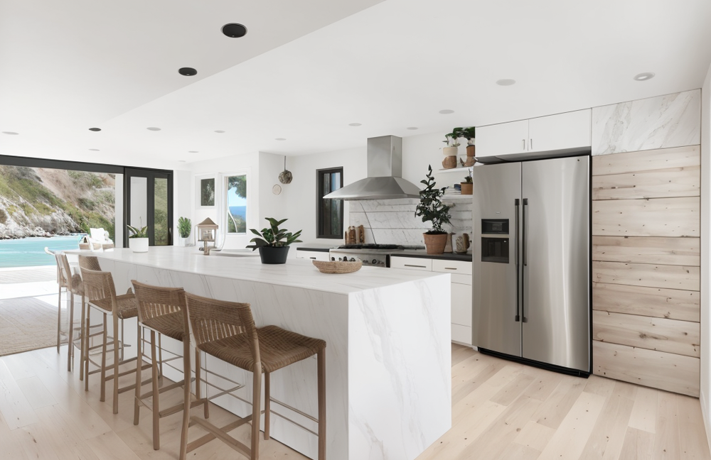 Kitchen remodel AI rendering